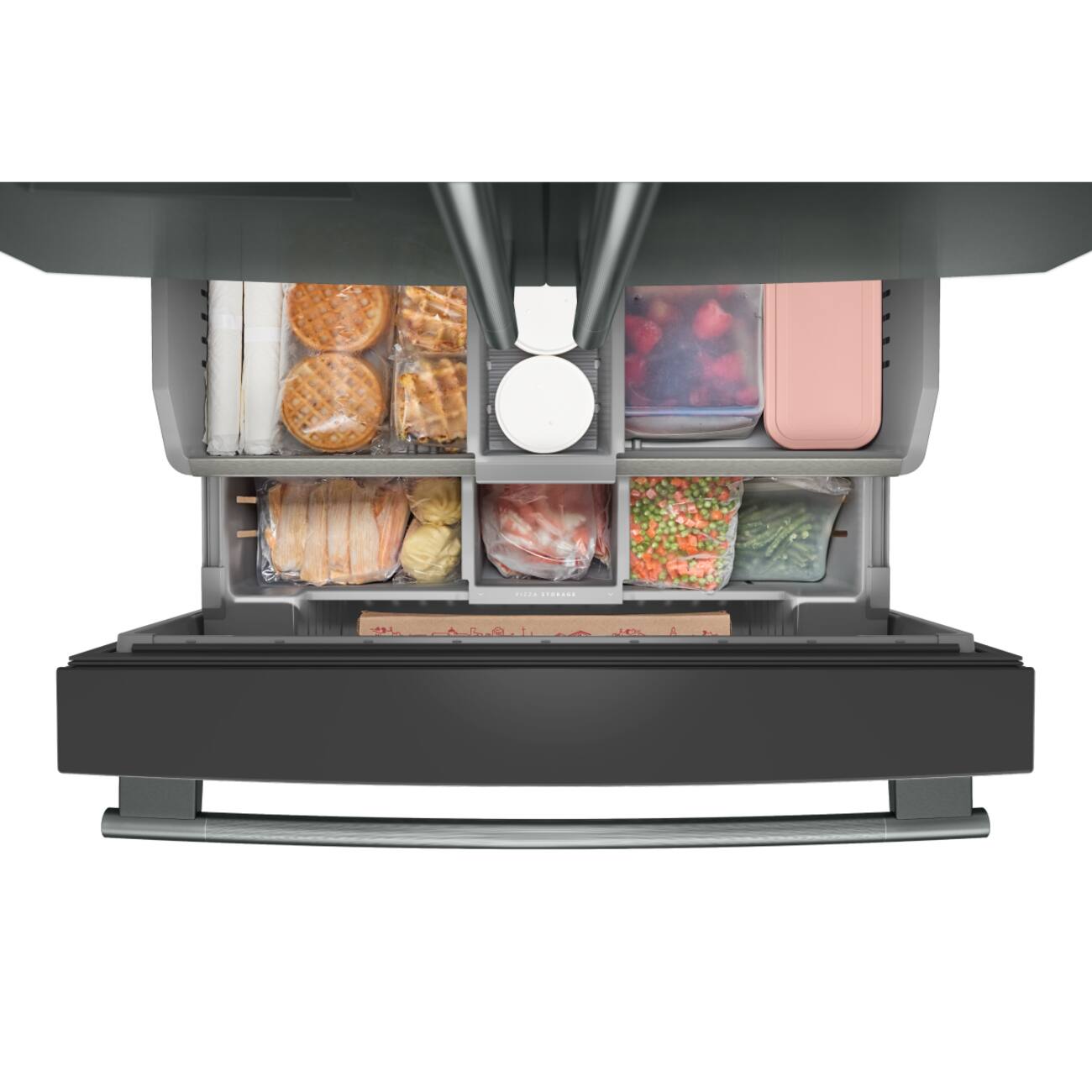 Alt View 11. KitchenAid - 36 in. Wide 30 cu. ft. French Door Refrigerator with Exterior Water and Ice - Juniper.