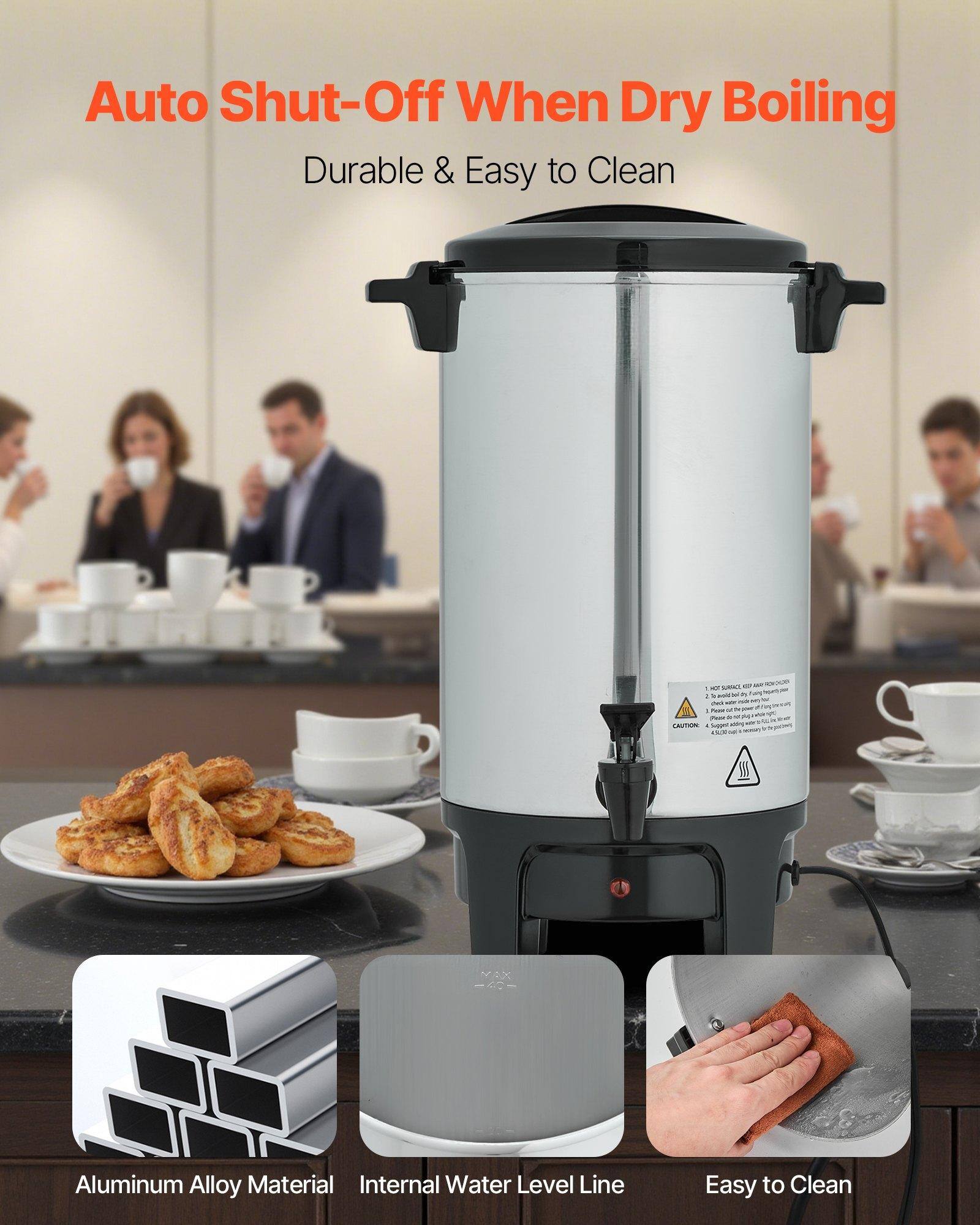 Auto Shut-Off When Dry Boiling  
Durable & Easy to Clean  

- Aluminum Alloy Material  
- Internal Water Level Line  
- Easy to Clean