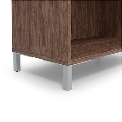 Alt View 2. Union & Scale - Essentials 3 Shelf 45"H Laminate Bookcase, Espresso - Espresso.