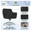 The Ashland Home Office Chair is designed to provide comfort and functionality for your workspace. It features a durable fabric with stylish tufting, low profile arms that fit most desks, and large diameter 360 swivel casters for easy maneuverability. The chair is also made with a durable fabric that ensures long-lasting comfort and support.