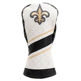 Team Golf - New Orleans Saints Striped Quilted Fairway Headcover - Multicolor