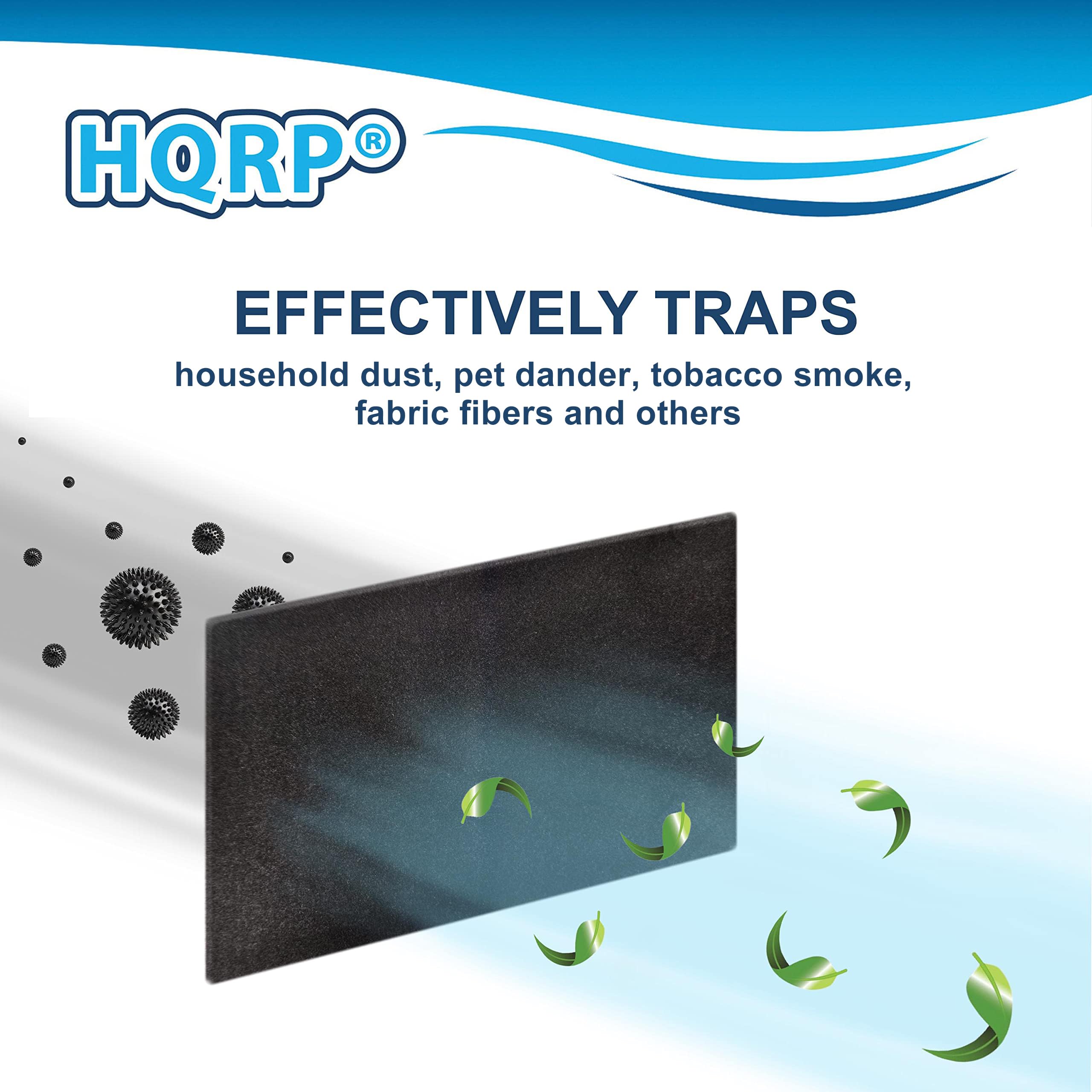 HQRP® EFFECTIVELY TRAPS household dust, pet dander, tobacco smoke, fabric fibers and others