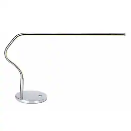 Jonathan Y - Julian 15" LED Integrated Task Lamp, Chrome - Silver
