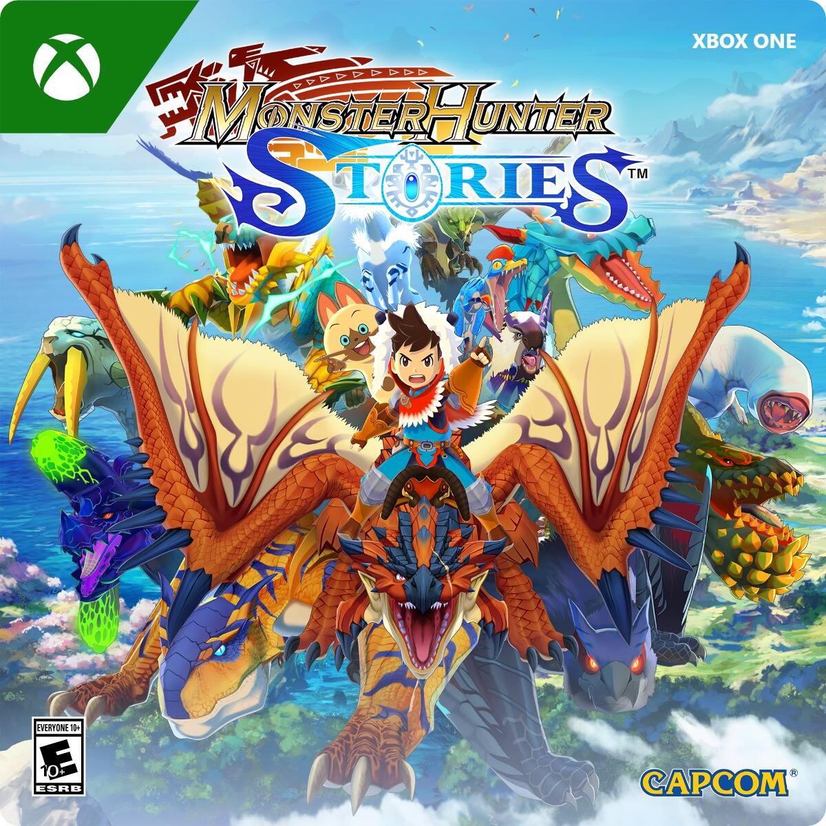 XBOX ONE  
MONSTER HUNTER STORIES™  
CAPCOM  

EVERYONE 10+  
ESRB  

XBOX ONE - E10+ (Everyone 10+)