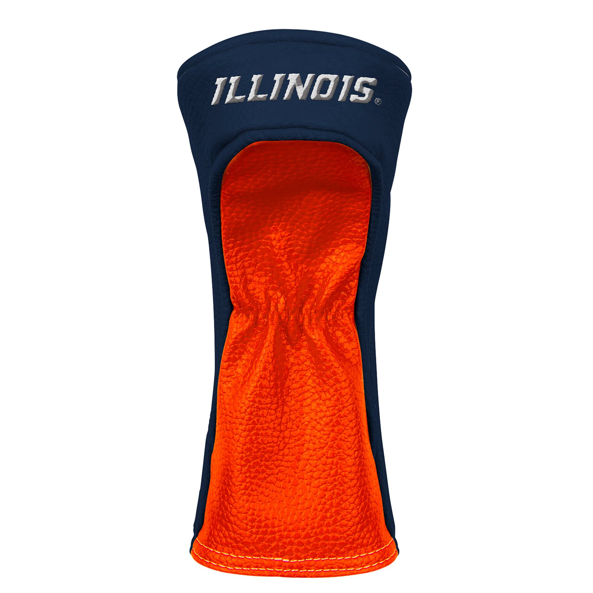 Alt View 1. WinCraft - Illinois Fighting Illini Golf Club Hybrid Headcover - Multicolor.