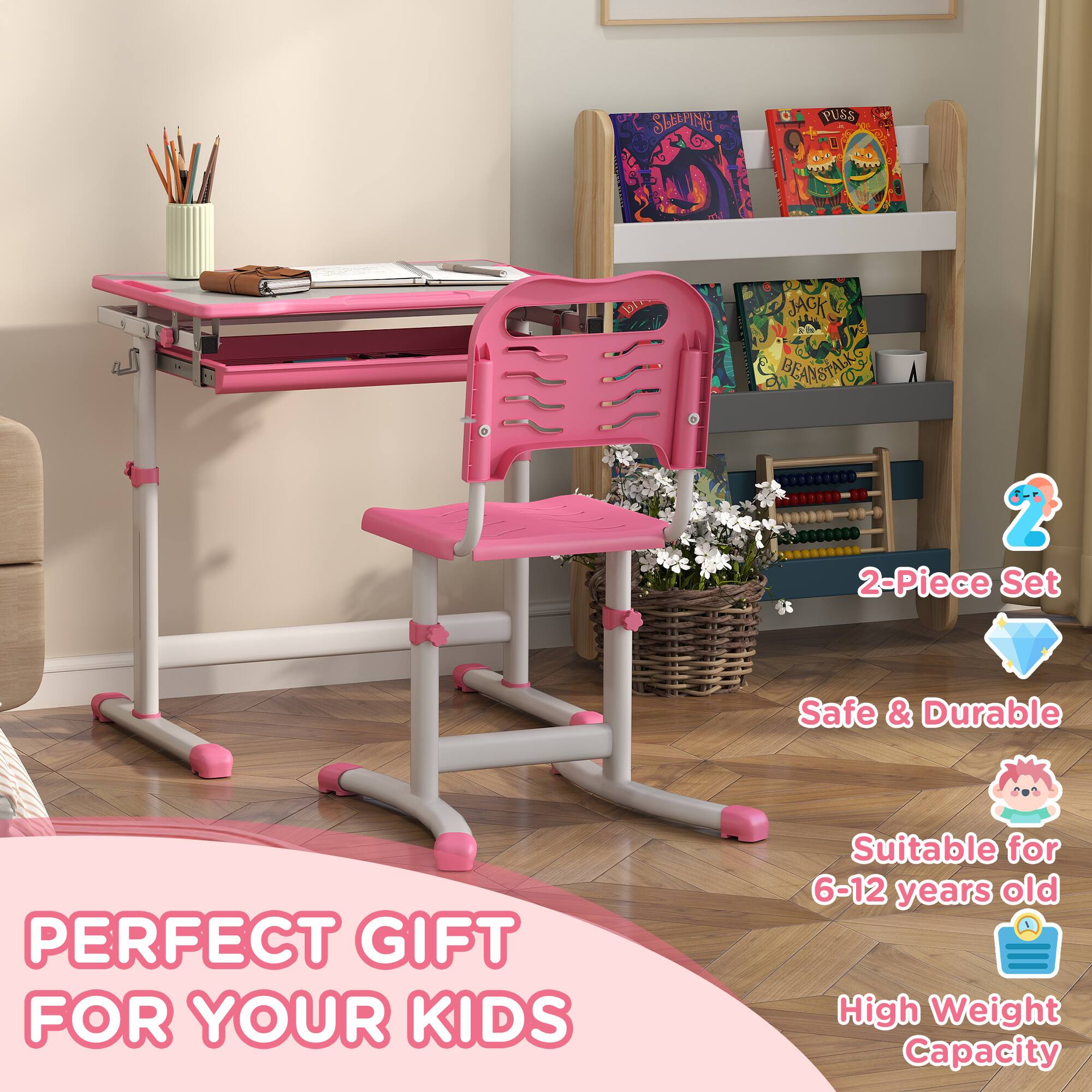 PERFECT GIFT FOR YOUR KIDS

2-Piece Set

Safe & Durable

Suitable for 6-12 years old

High Weight Capacity