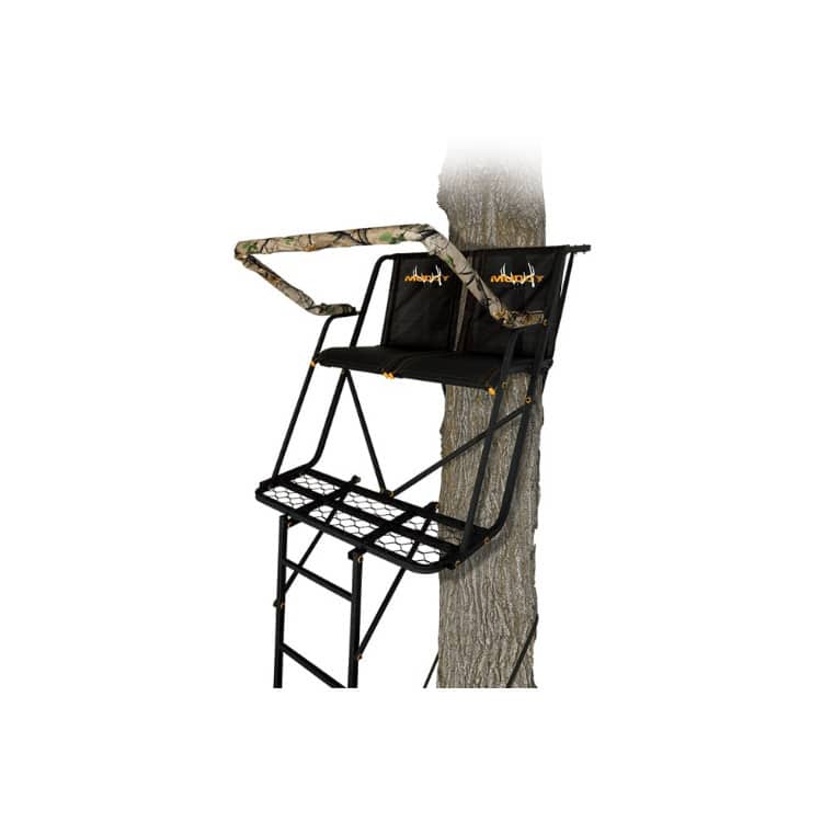 Muddy - Big Buddy Side-Kick 16 Foot Ladderstand with Flex-Tek Seat & Shooting Rail - Black/Black price history on PriceWatchPro
