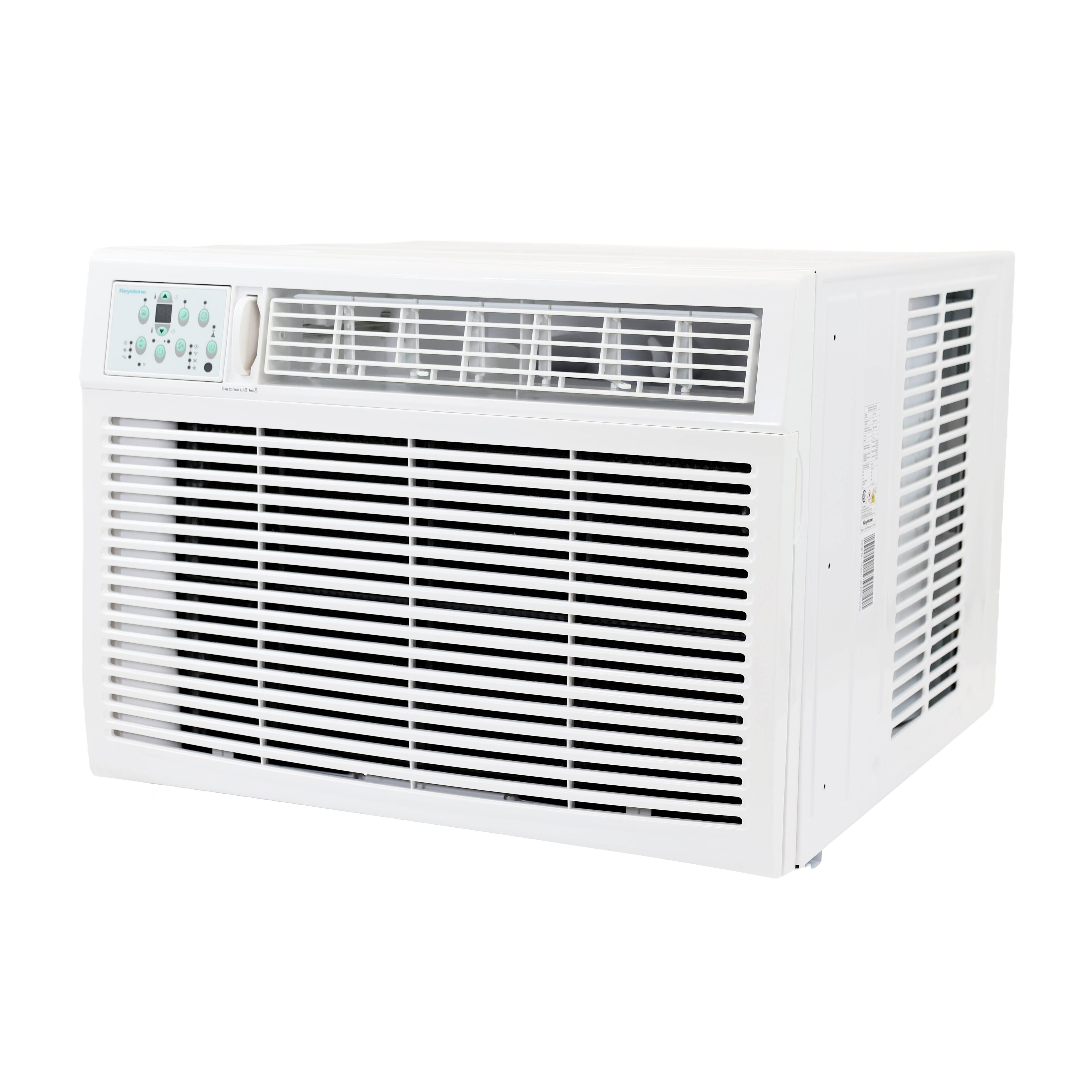 Alt View 8. Keystone - 18,000 BTU 1000 Sq. Ft. 230V  Window/Wall Air Conditioner with Follow Me LCD Remote Control - White.