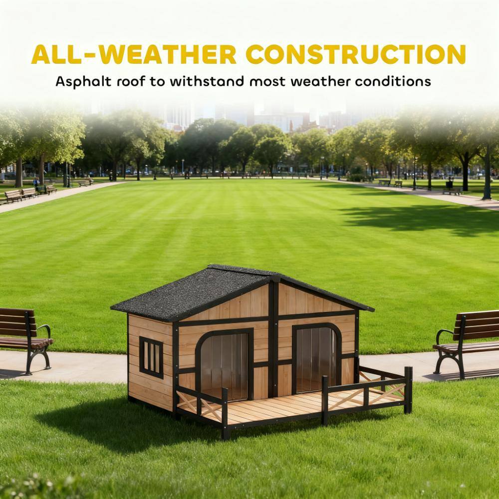 ALL-WEATHER CONSTRUCTION  
Asphalt roof to withstand most weather conditions