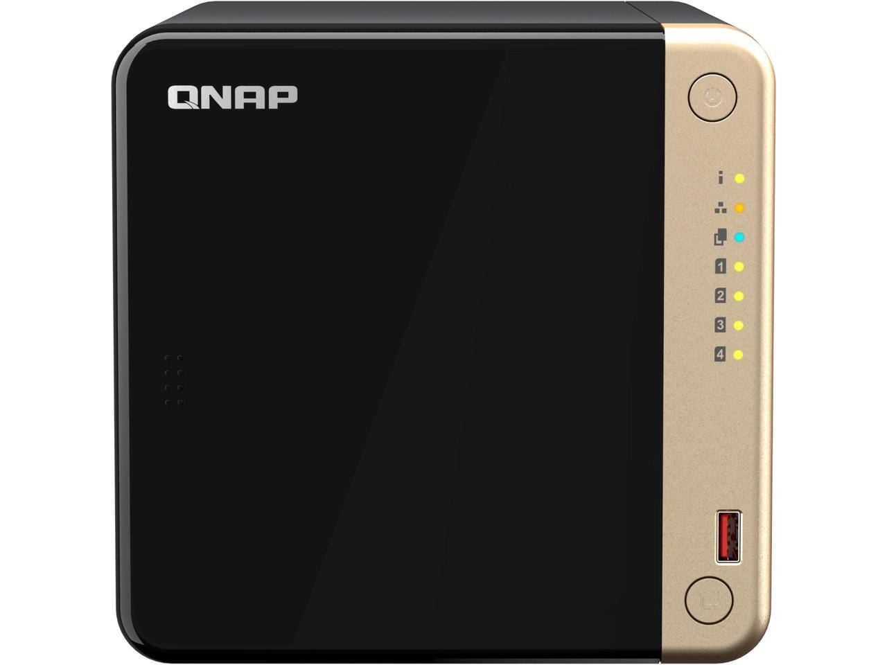 「ZENOVATE SHOP」【新品未使用】QNAP TS-464-8G Qnap TS-464-8G 4-Bay NAS, Black w/ Quad Core Processor, Quad 3.5in