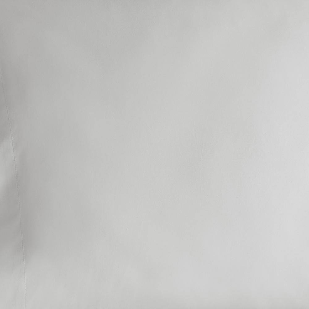 Alt View 3. Shavel Home Products - 250 Thread Count Cotton Percale Sheet Set, Full, Misty Gray - Misty gray.