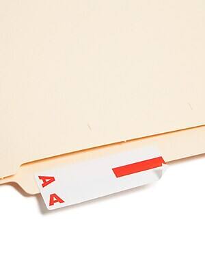 Alt View 1. Smead - Alphabetical Character Labels, A And N, Red, 100/Pk - Red.