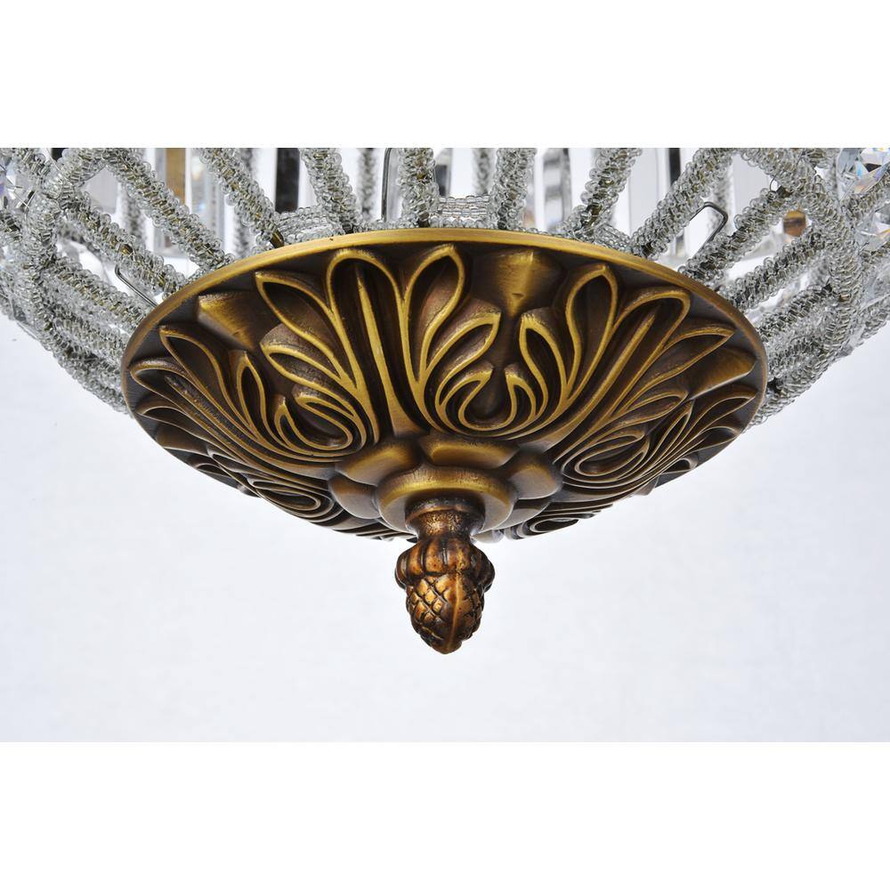Alt View 2. Urban Classic - Olivia 1 light French Gold Pendant Clear Royal Cut Crystal - French Gold.