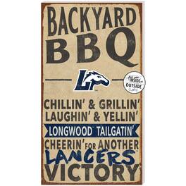Jardine - Longwood Lancers 11'' x 20'' Indoor/Outdoor BBQ Sign - Brown