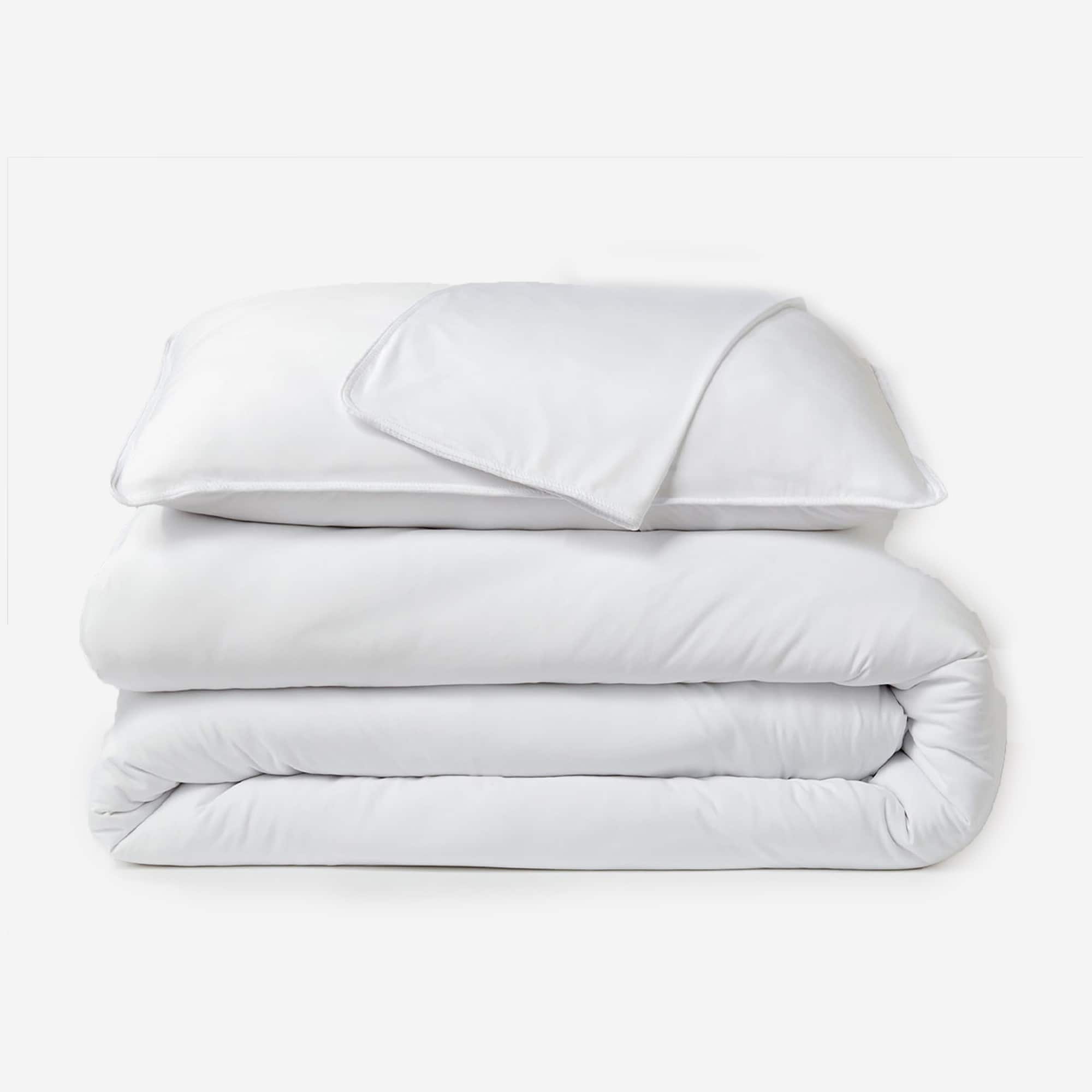 SHEEX - Sleep Tech - Duvet Cover & Shams - Full Queen - Bright White - Front_Zoom