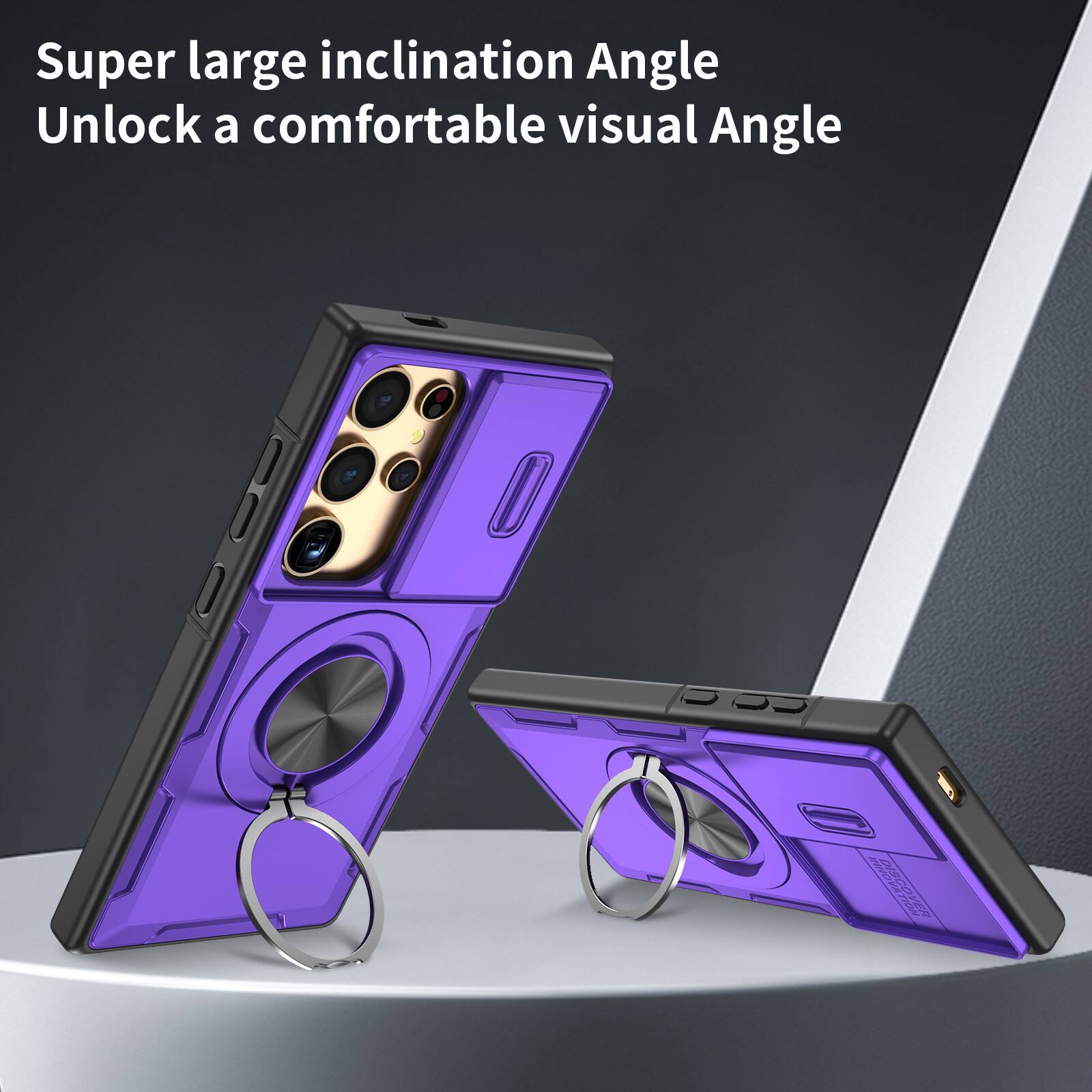 Super large inclination Angle  
Unlock a comfortable visual Angle