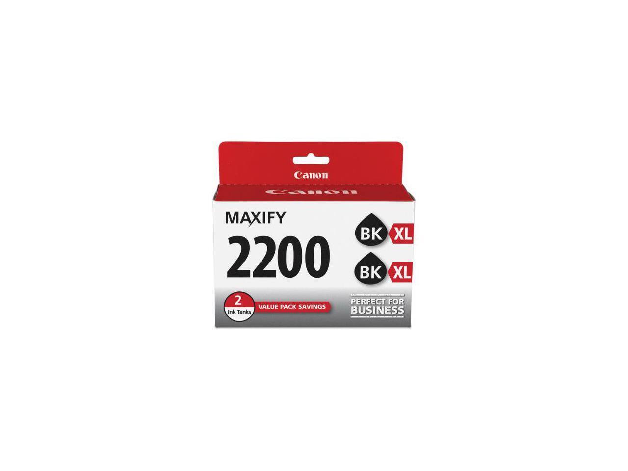 Canon MAXIFY 2200 BK XL 2 PERFECT FOR VALUE PACK SAVINGS Ink Tanks BUSINESS