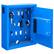 Angle. AdirOffice - Steel Digital Key Cabinet, 40-Key Capacity with Programmable Lock - Blue.