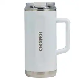 Igloo - 1L Stainless Steel Beer Mug - White