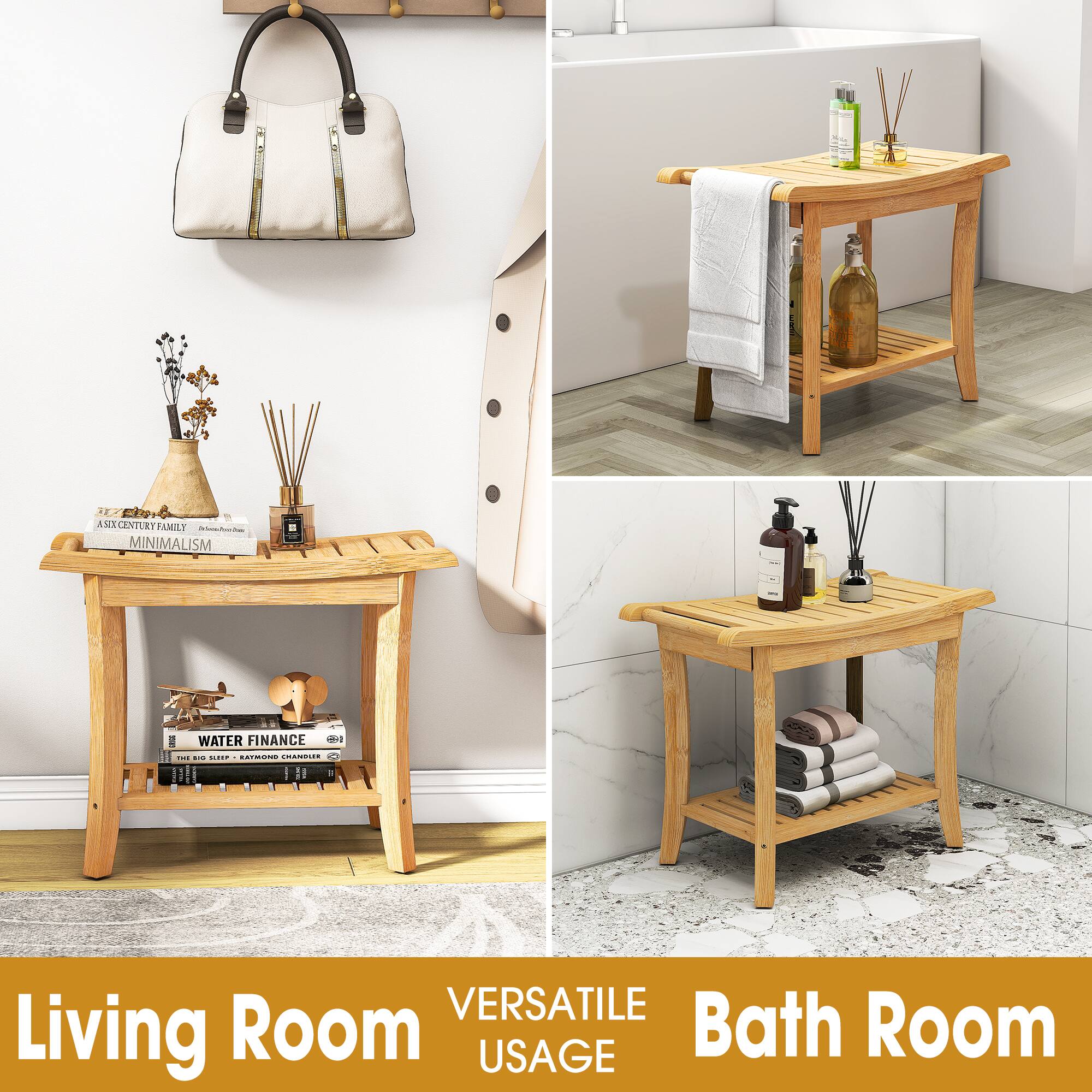 AUXCENTURY FAMILY  
MINIMALISM  
WATER FINANCE  

Living Room  
VERSATILE USAGE  
Bath Room