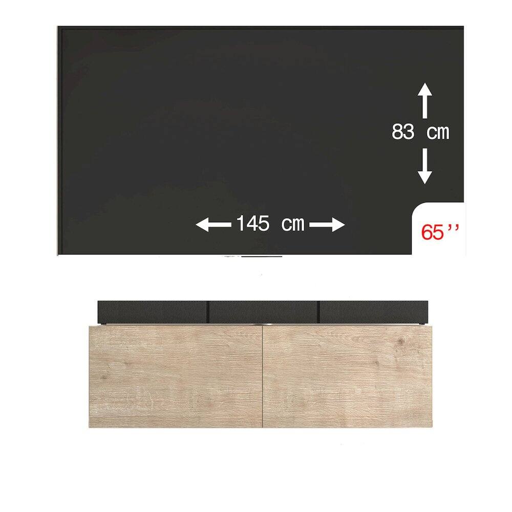 83 cm  
145 cm  
65"