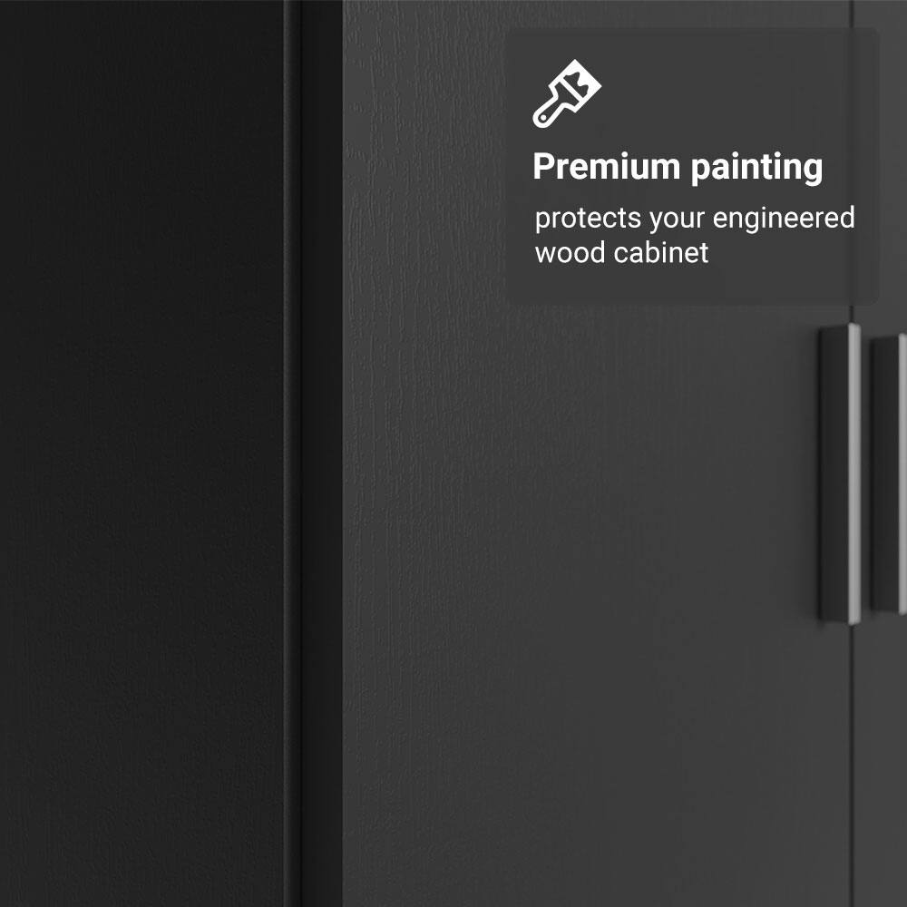 Premium painting  
protects your engineered wood cabinet