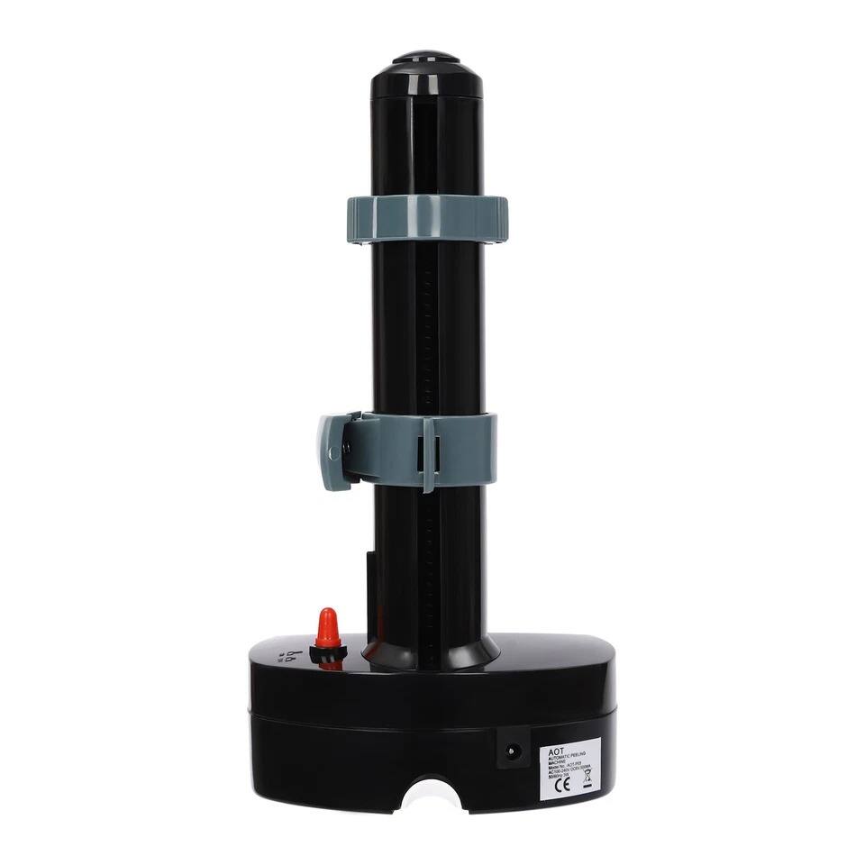 Alt View 4. Home Collection - Commercial Electric Fruit and Vegetable Peeler, Automatic Potato Apple Pear Skin Peeling Machine - Black, Blue.