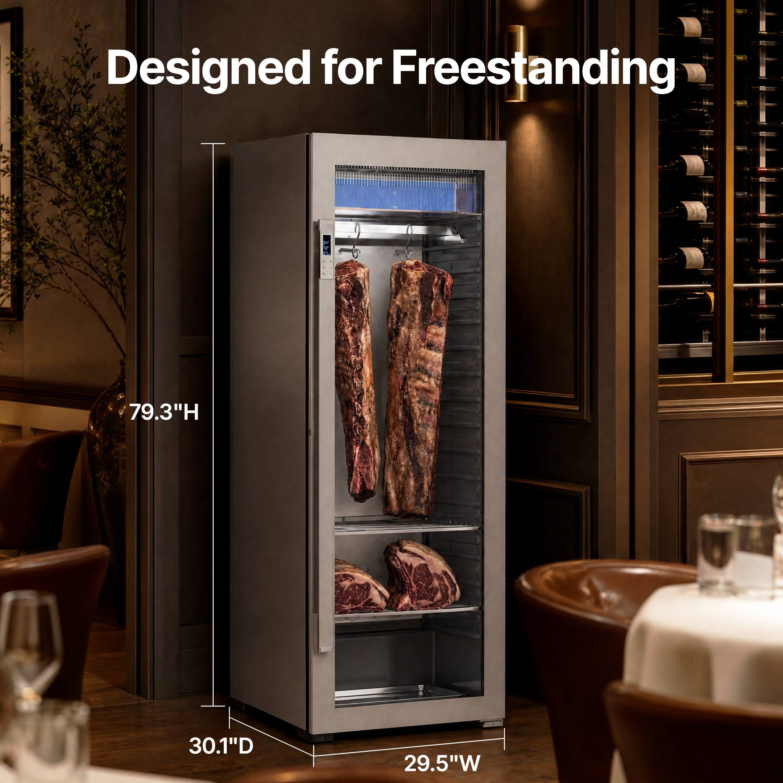 Designed for Freestanding  
79.3"H 30.1"D 29.5"W