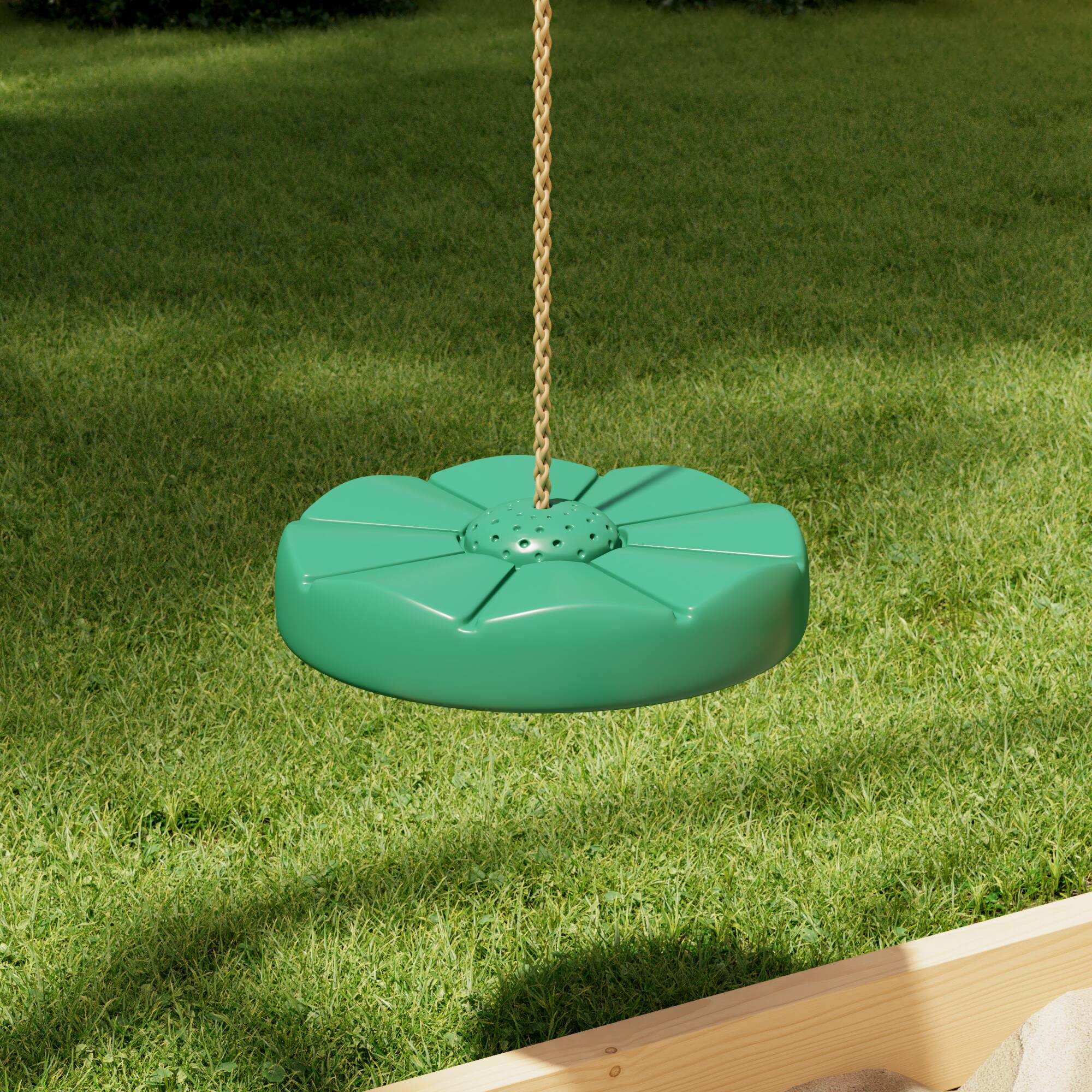 Alt View 9. Famapy - 8-in-1 Wooden Outdoor Playset for Kids with Swings, Climbing Wall, Basketball Hoop and Sandbox - Wooden.