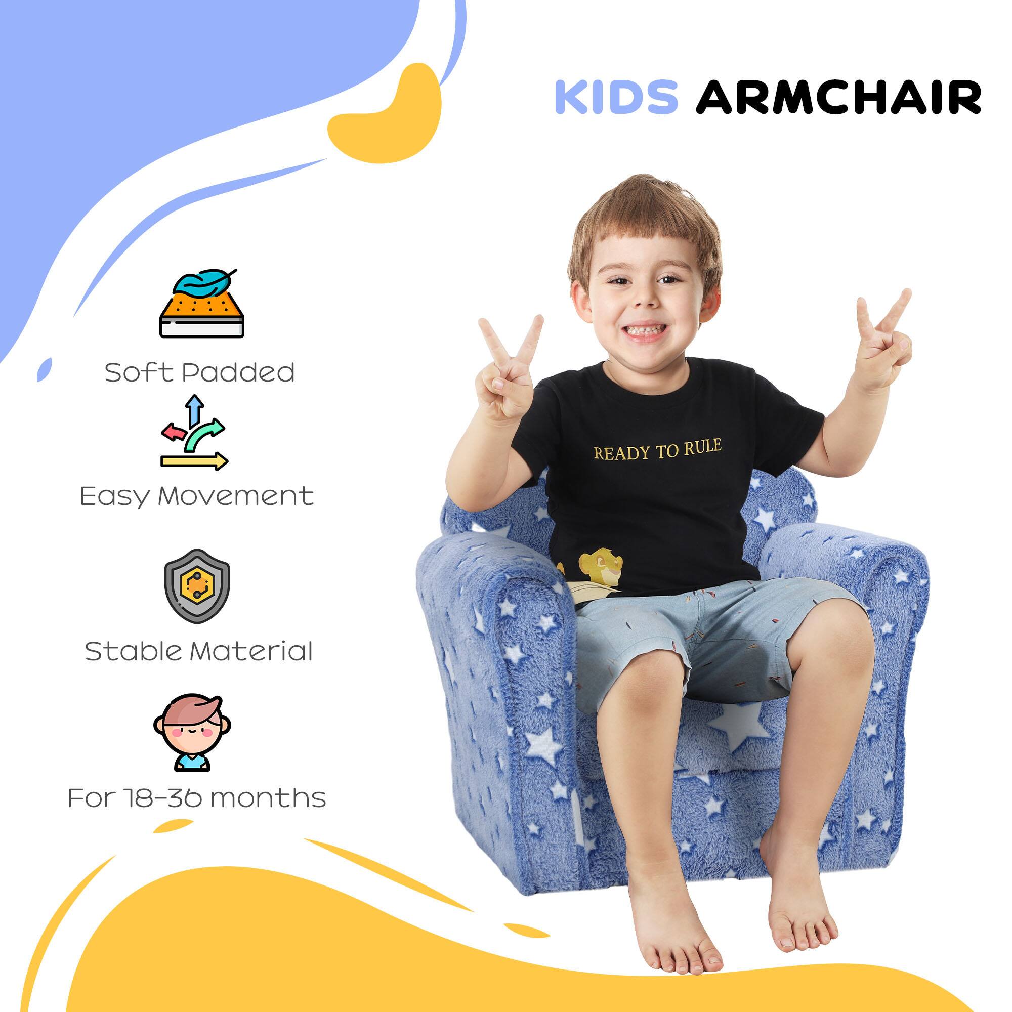 KIDS ARMCHAIR

- Soft Padded
- Easy Movement
- Stable Material
- For 18-30 months