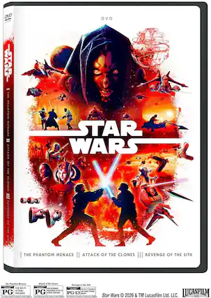 Front. Star Wars: Prequel Trilogy - DVD.