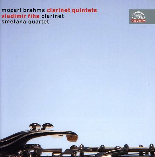mozart brahms clarinet quintets  
vladimir riha clarinet  
smetana quartet  

ANTONIO ARCHIV