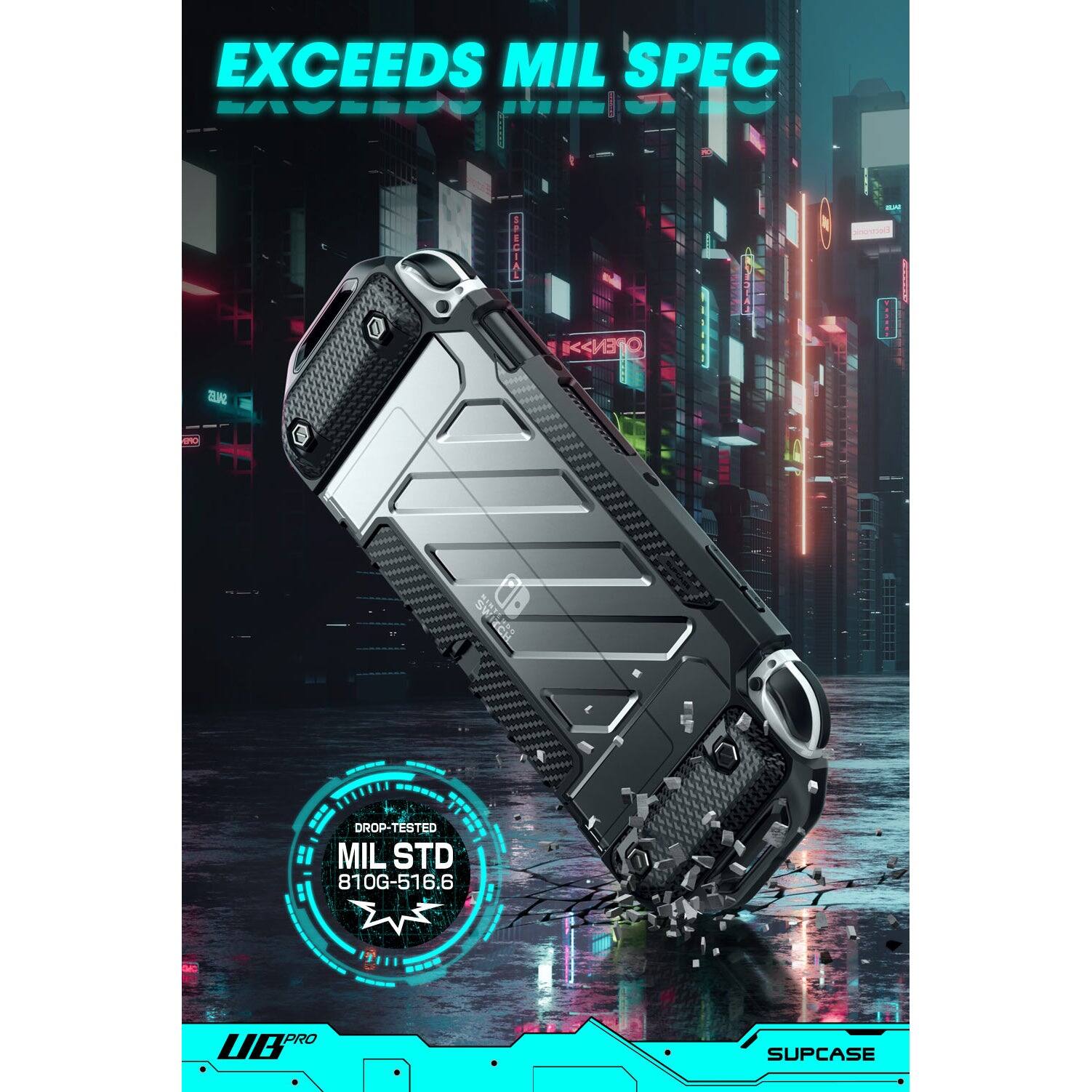 EXCEEDS MIL SPEC  
DROP-TESTED MIL STD 810G-516.6  
SUPCASE