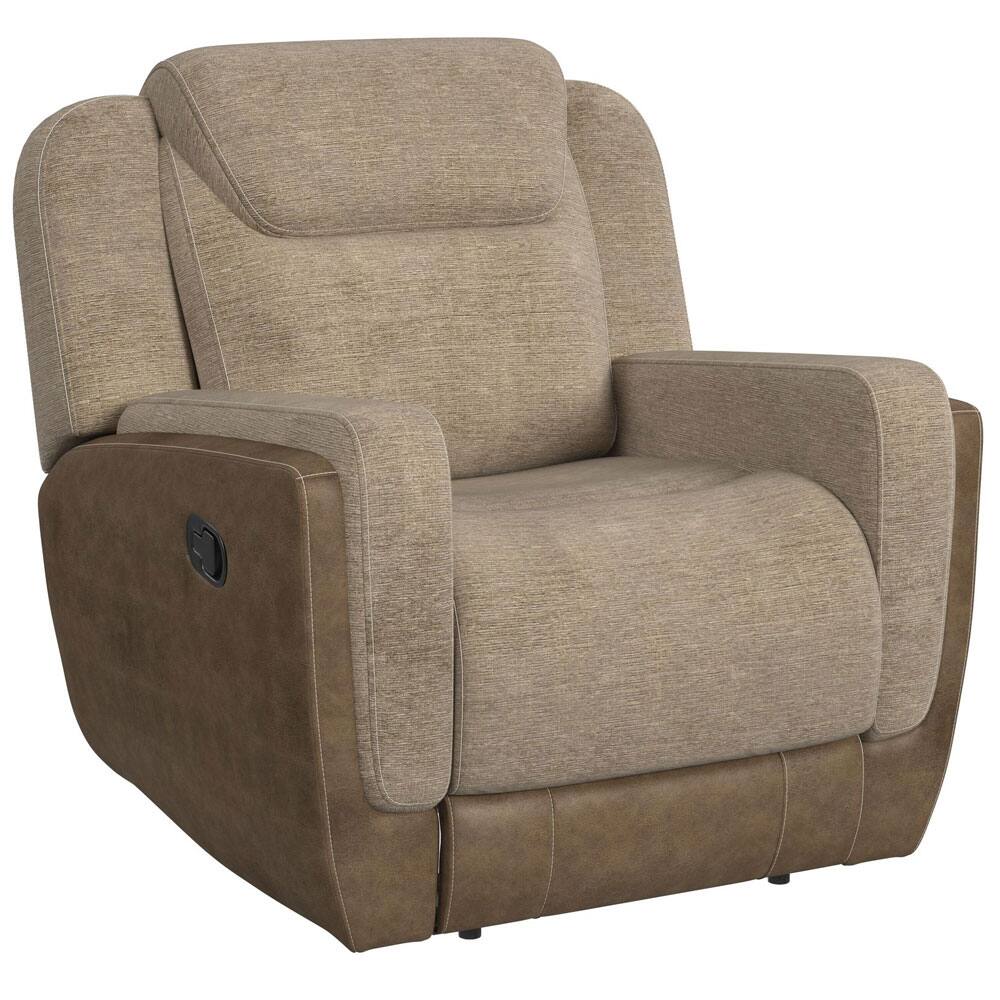 Front. Elements - Hornet Recliner - Beige - Beige.