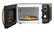 Alt View 13. Haden - 7 cu.ft 700 Watt Countertop Microwave with Settings and Timer - Black and Copper.