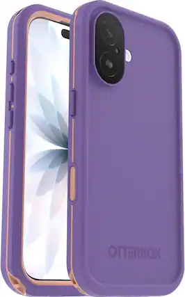 Front. OtterBox - OtterBox iPhone 17 (Only) Fre Series Case with MagSafe - Sleek & Stylish - Waterproof iPhone Case up to 2 Meters - IP68 - Rule of Plum (Purple).
