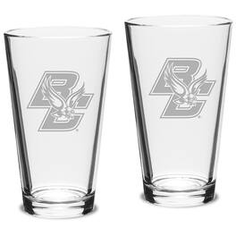 Jardine - Boston College Eagles 16oz. 2-Piece Classic Pub Glass Set - Multicolor