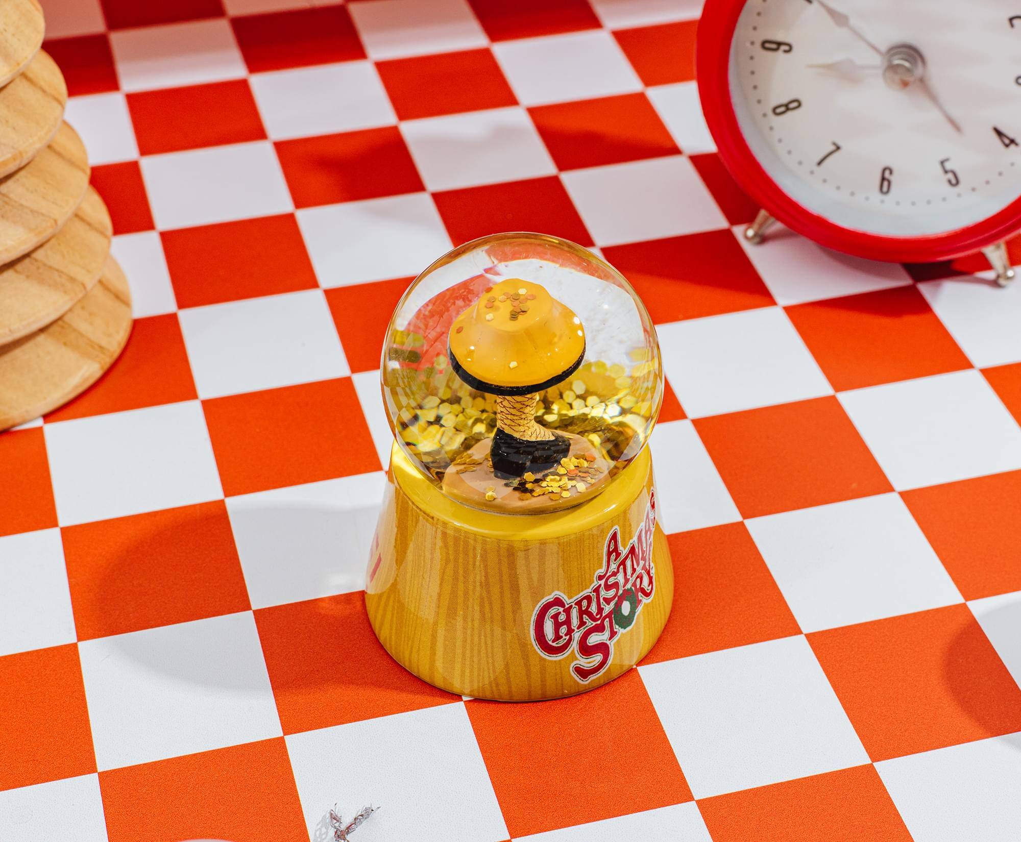 Alt View 5. Silver Buffalo - A Christmas Story Leg Lamp Mini Light-Up Snow Globe | 3 Inches Tall - Multi-Colored.