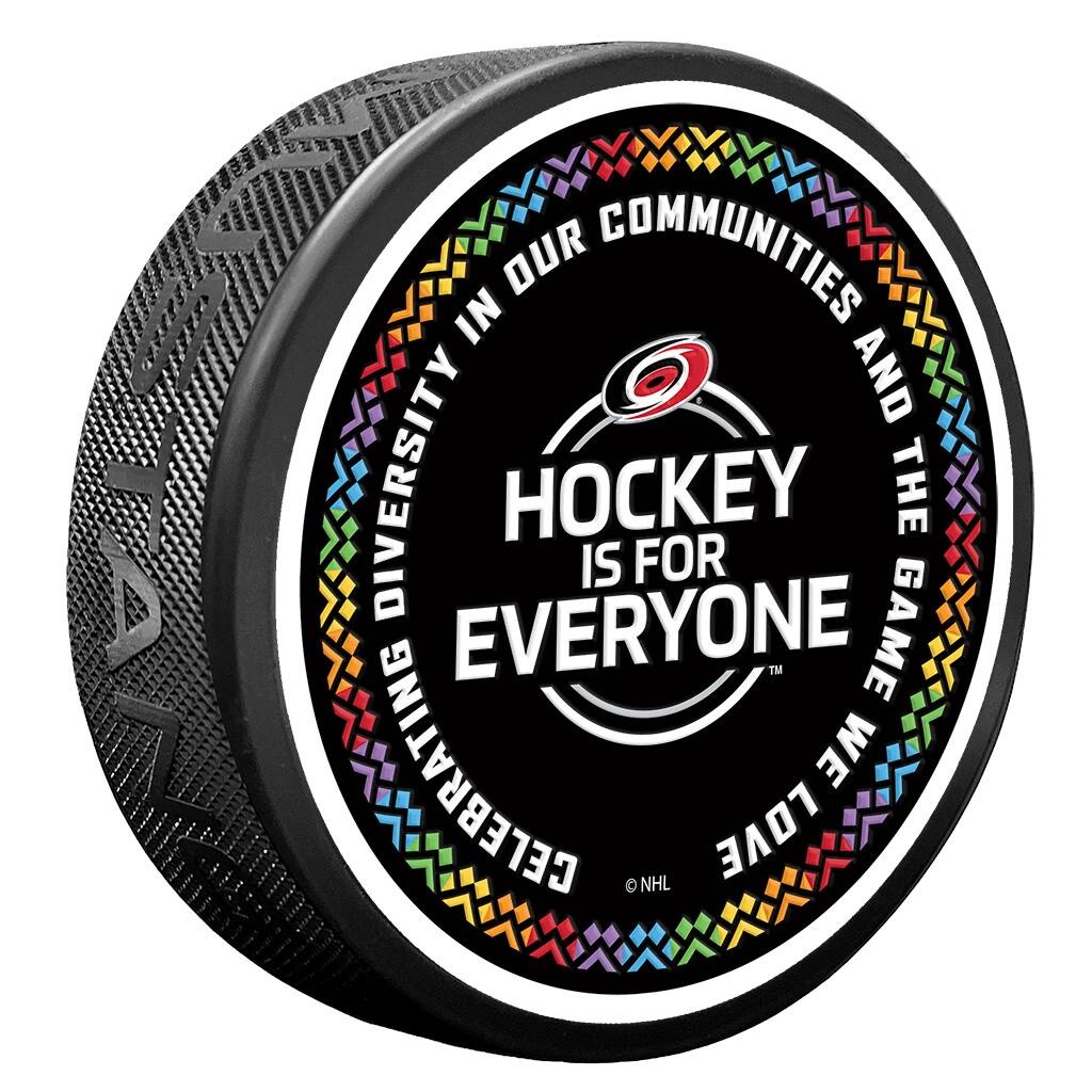 Mustang Drinkware - Carolina Hurricanes Hockey Is For Everyone Puck - Multicolor