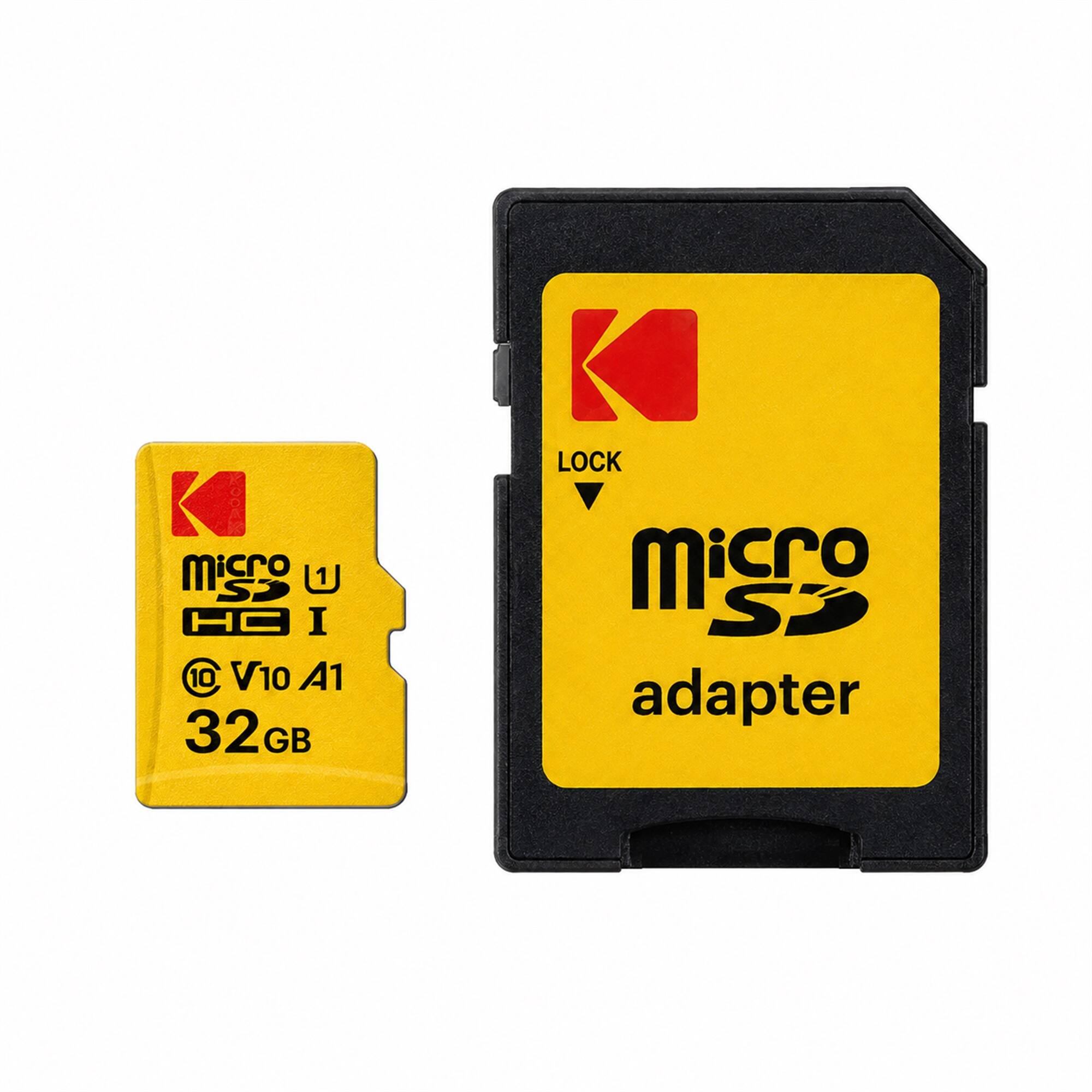micro SD UHC I V10 A1 32GB  
K LOCK micro SD adapter