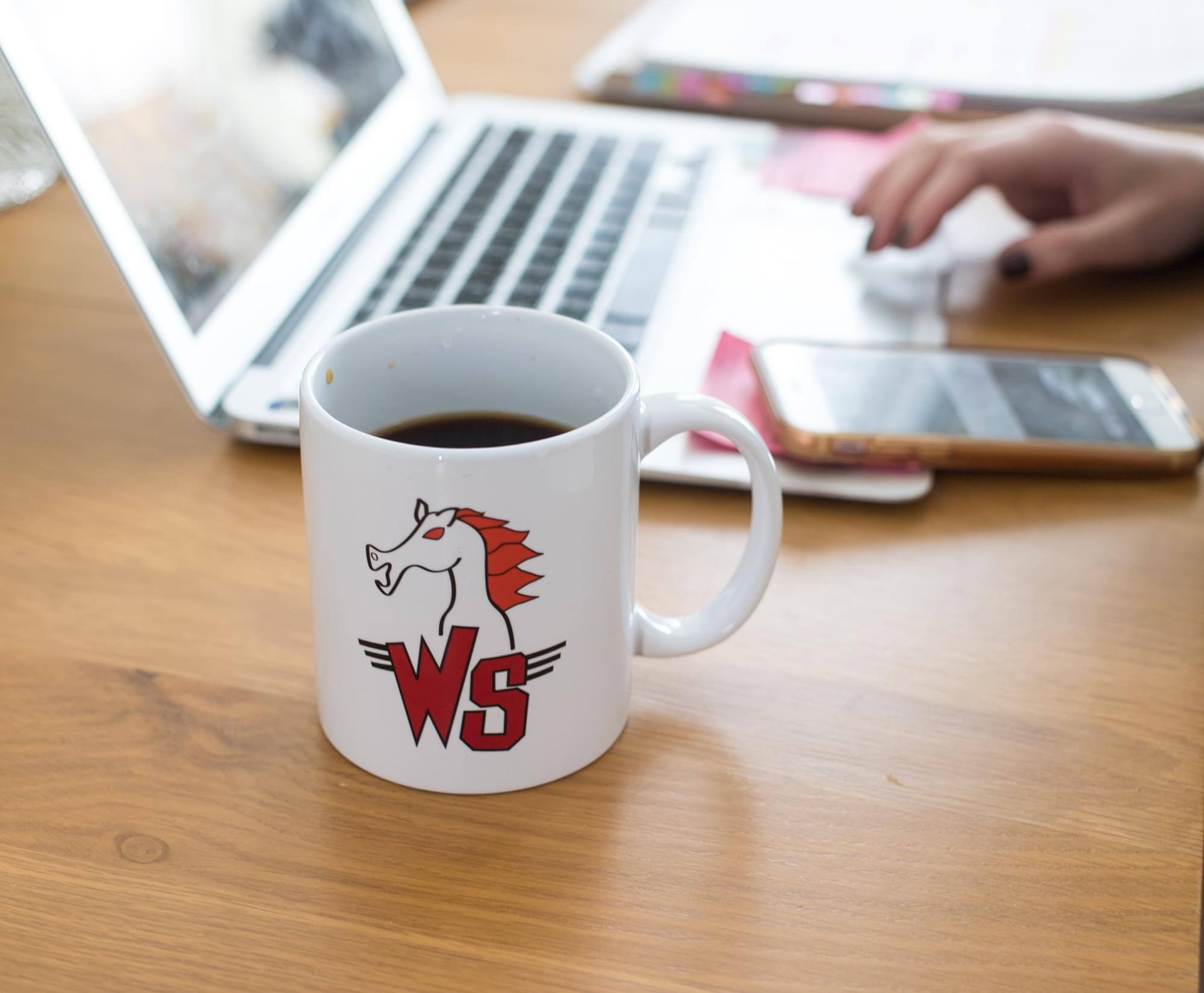 Alt View 4. Surreal Entertainment - Bill & Ted Wyld Stallyns Logo Ceramic Mug Exclusive | Holds 11 Ounces - White.