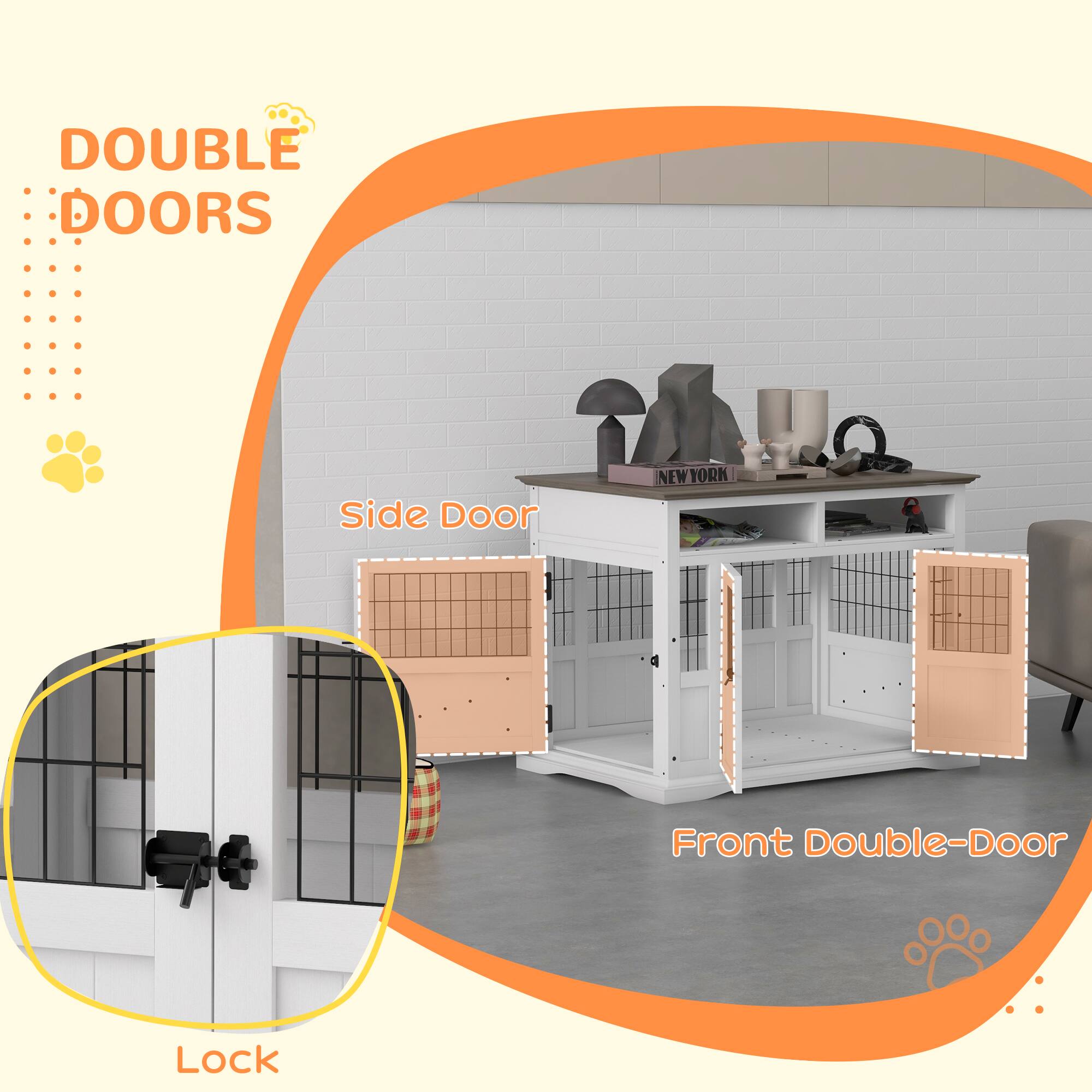 DOUBLE DOORS

Side Door

Front Double-Door

Lock