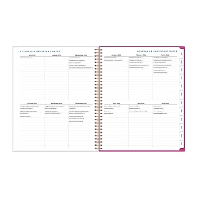 Sure, here is the corrected and grouped text from the image:

**COLLEGE & IMPORTANT DATES**

**Fall Semester**
- **August 15** - Classes Begin
- **September 15** - Midterm Exams
- **October 15** - Fall Break
- **November 15** - Thanksgiving Break
- **December 15** - Final Exams

**Spring Semester**
- **January 15** - Classes Begin
- **February 15** - Midterm Exams
- **March 15** - Spring Break
- **April 15** - Easter Break
- **May 15** - Final Exams

**Summer Semester**
- **June 15** - Classes Begin
- **July 15** - Midterm Exams
- **August 15** - Final Exams

**Important Dates**
- **January 1** - New Year's Day
- **July 4** - Independence Day
- **September 11** - Patriot Day
- **October 31** - Halloween
- **November 11** - Veterans Day
- **December 25** - Christmas Day

**