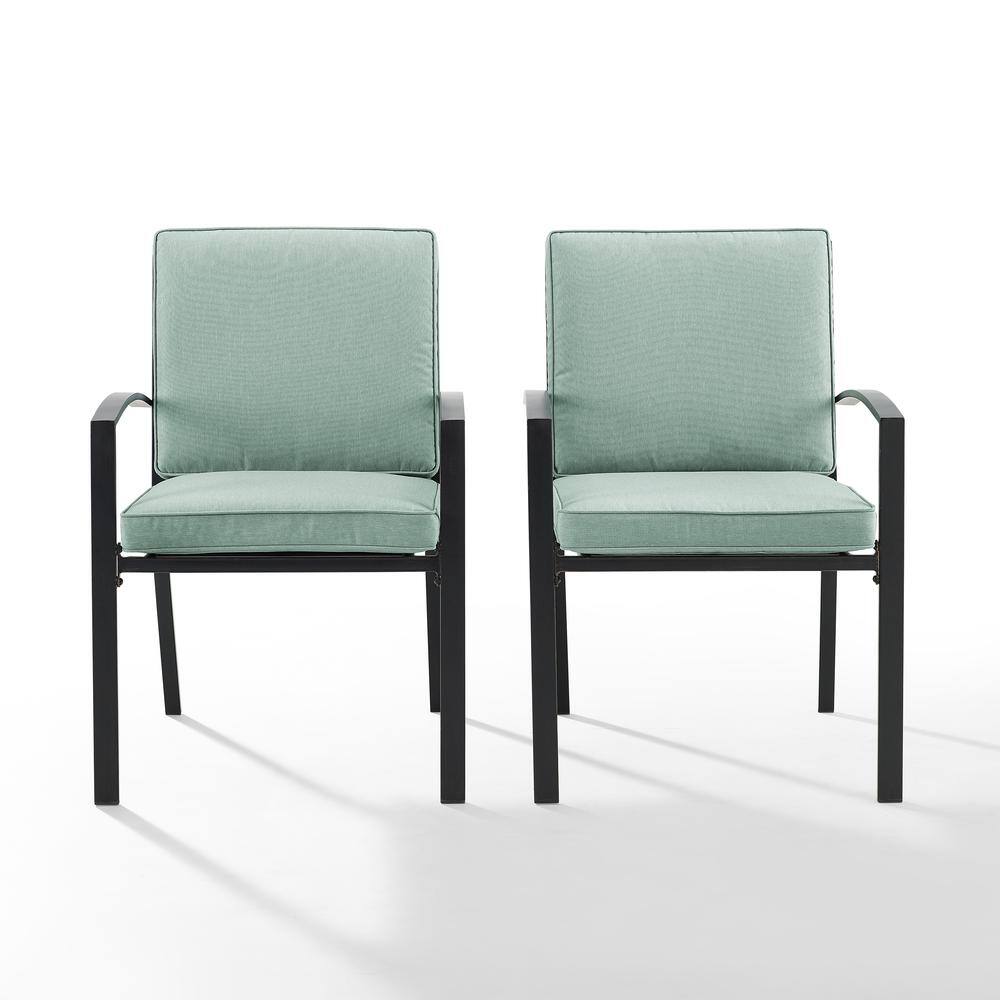 Alt View 1. Crosley Furniture - Kaplan 2Pc Outdoor Dining Chair Set - 2 Chairs - Mist.