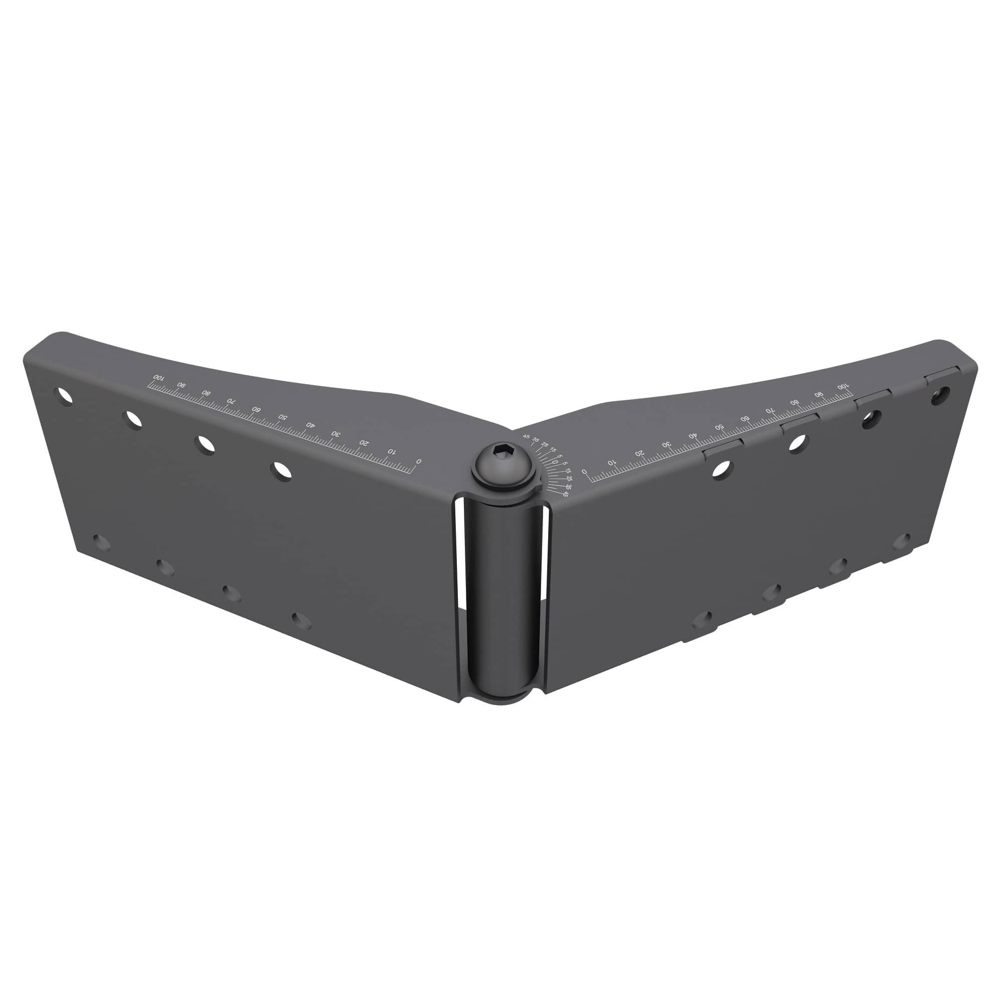 Kanto - Extrusion Angled Connector for MBC and MBW Multi Screen Mounts - Black