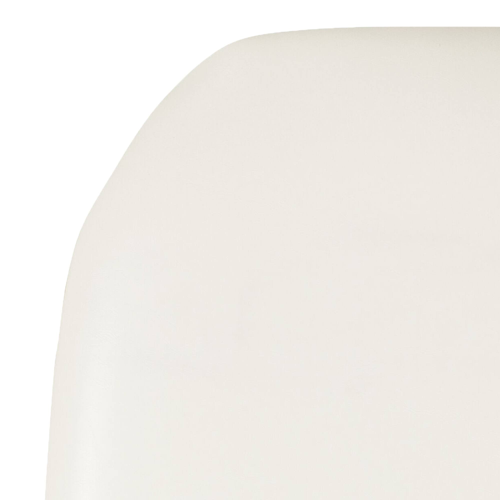 Alt View 2. Emma + Oliver - Hard Chiavari Dining Chair Cushion - White Vinyl.
