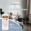 COSPWAY 61 Full Control with Remote Control SET TEMPERATURE AUTO 11 FAN COOL HIGH DRY 60 F MID HEAT LOW ON/OFF SET MODE TURBO SPEED SLEEP C/*F C DISPLAY SWINGE SWING+- FEEL Anbi-F ELEM HEALTH TIMER ECO CLEAN COSTWAY 26 ft effective control distance.