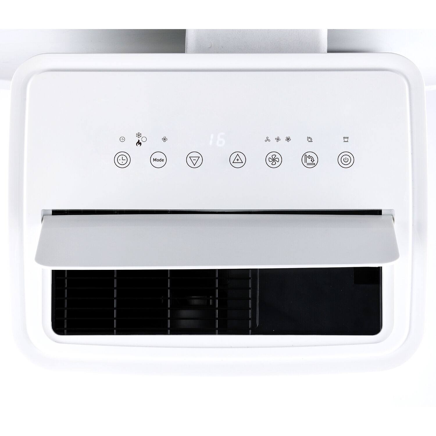 Alt View 17. Whirlpool - 700 Sq. Ft 14,000 BTU ASHRAE (10,000 BTU SACC) Portable Air Conditioner with 10,000 BTU Supplemental Heat Function - white.