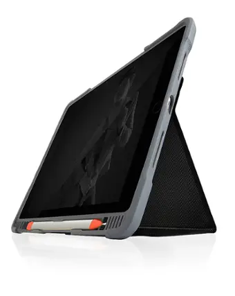 Alt View 11. STM - Dux Plus Duo iPad 9th/8th/7th Gen - Black.