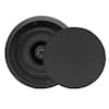 Front. Pyle - 8.0'' Home In-Wall / Ceiling Speakers - Black.
